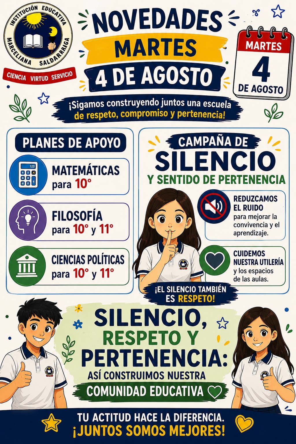 Novedades 04 de agosto